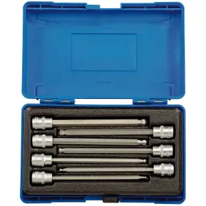 Draper Hexagonal Socket Bit Set, 3/8" Sq. Dr. (7 Piece) 16297