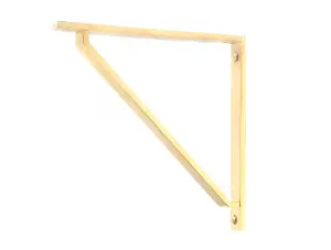 Polished Brass Barton Shelf Bracket (200mm x 200mm)