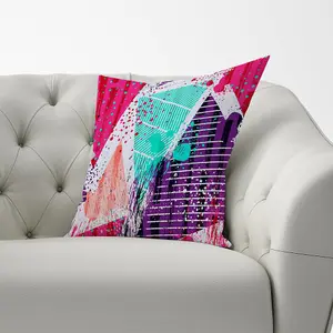 Shabby Geometric Pattern Cushions 60cm x 60cm