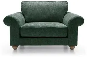 Ingrid Collection Cuddle Chair In Jungle Green