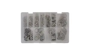 Assorted Aluminium Washers Box Qty 260 Connect 31896