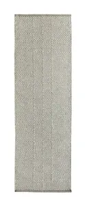 Natural Geometric Wool Modern Geometric Handmade Rug for Living Room and Bedroom-80cm X 150cm