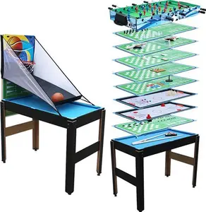 Mako Multi Play 14 in 1 Multi Games Table With Pool Table Football & Table Tennis