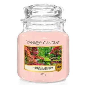 Yankee Candle Original Medium Jar Scented Candle Tranquil Garden, 411g