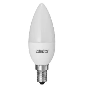 Extrastar 6W LED Candle Bulb E14, 3000K (pack of 3)