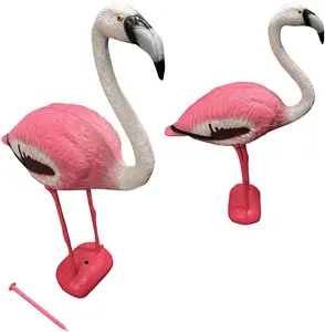 Flamingo Figure Freestanding Wild Bird Party Decoration Ornament Figurine Garden Decor 83Cm