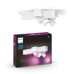 Philips Hue White and Colour Ambiance Centris 3-spot cross Ceiling Light White