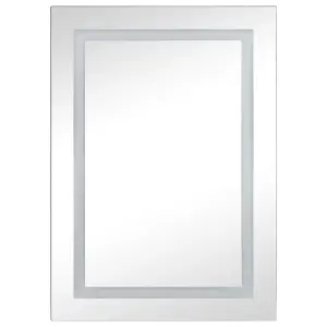 Berkfield LED Bathroom Mirror Cabinet 50x13x70 cm