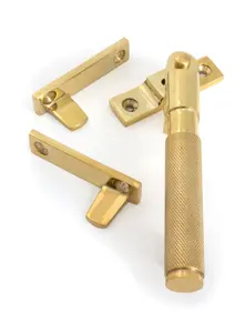 From The Anvil Polished Brass Night-Vent Locking Brompton Fastener