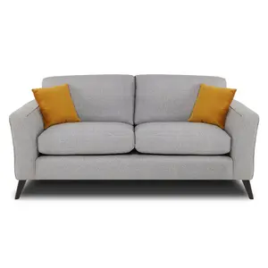 Modern Home Caxton 3 Seater Sofa Silver