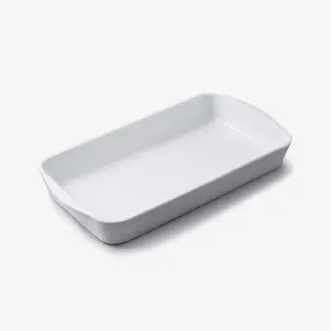 WM Bartleet & Sons Porcelain Rectangular Bakering Dish, 24cm