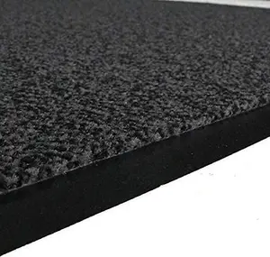 Wadan Grey 60x120 cm Door Mat - Heavy Duty Washable Non-slip Rubber Back Entrance Rug - Shoes Scraper Barrier Mat Indoor & Outdoor