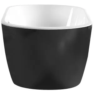 Freestanding Bath 1500 x 750 mm Black NEVIS