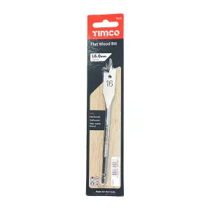 Timco - Flat Wood Bit (Size 16.0 x 152 - 1 Each)