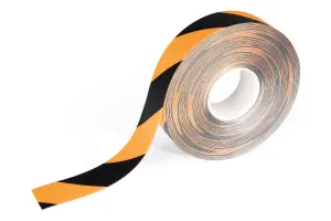 Durable DURALINE Heavy Duty Non-Slip Hazard Warning Floor Tape - 50mm x 15m