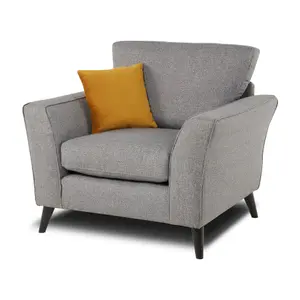 Modern Home Caxton 3+2 Seater Sofa Set with Armchair Charcoal