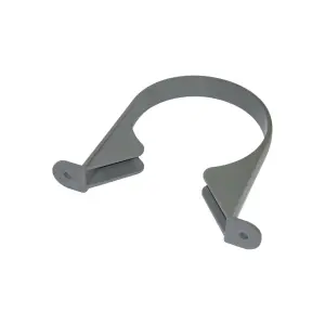 FloPlast 110mm Soil Socket Clip Grey (Pack of 10)