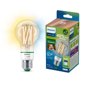 Philips E27 60W LED Tunable white A60 Dimmable Smart bulb