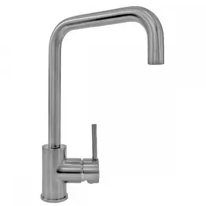 Astini Enzo Brushed Stainless Steel Single Lever Kitchen Sink Mixer Tap