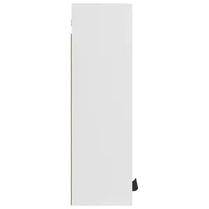 Berkfield Wall-mounted Bathroom Cabinet White 32x20x67 cm