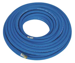 Sealey Air Hose 20m x 8mm with 1/4"BSP Unions Extra Heavy-Duty