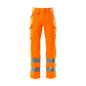 Mascot Safe Light Thigh Pocket Trousers (Hi-Vis Orange)  (30.5) (Leg Length - Regular)