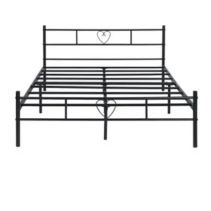 Aaru Bed Frame Black / European Single (90 x 200cm)