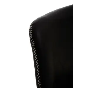 Interiors by Premier Bloomberg Black Home Office Chair