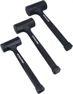 Dead Blow Hammers 3pc Rubber Hammer Set 1lb 2lb 3lb Set HM002 New