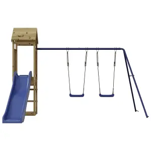 Berkfield Outdoor Playset Impregnated Wood Pine