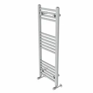 Rinse Modern Bathroom Heated Towel Rail Ladder Radiator 1000x400mm Straight for Bathroom Kitchen Chrome