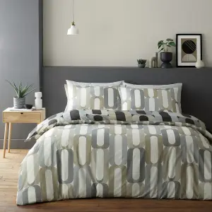 Orea Retro Inspired Easycare Duvet Cover Set