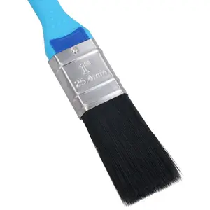 1" Synthetic Paint Brush Painting + Decorating Brushes Soft Grip Handle 10 Pack