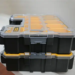 FatMax Deep Professional Black & yellow Organiser with 10 compartments