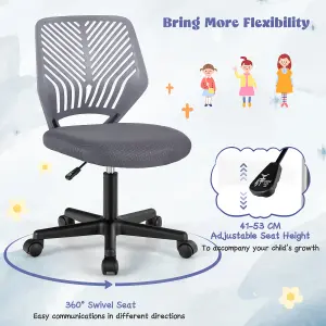 COSTWAY Kids Mesh Computer Chair Ergonomic Desk Chair