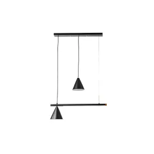 Luminosa Taka LED Bar Pendant Ceiling Light, Black