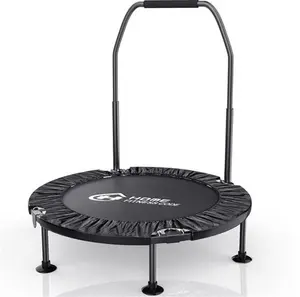 Fitness 40Inch Folding Trampoline Exercise Trampoline For Kids & Adults Rebounder Trampoline For Indoor Outdoor