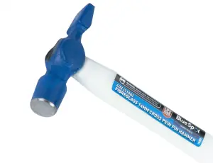 BlueSpot Small Lightweight 4oz Cross Pein Pin Hammer Fibreglass Shaft Handle