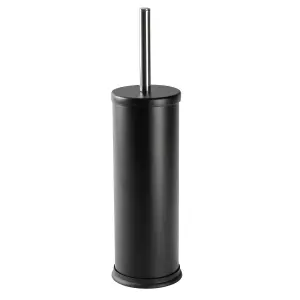 Harbour Housewares - Round Toilet Brushes - Matt Black - Pack of 2