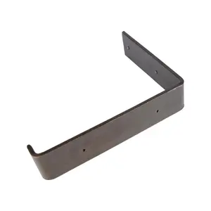 Hammer & Tongs Scaffold Board Iron Shelf Bracket - D235mm - Raw - Pack of 2