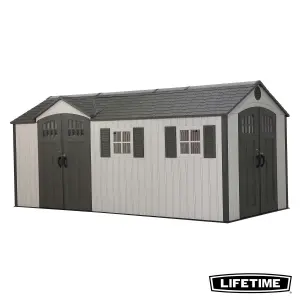 Lifetime 17.5 Ft. x 8 Ft. Outdoor Storage Shed