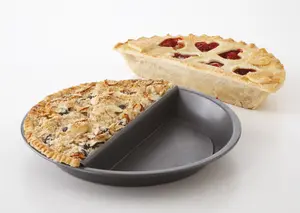 Chicago Metallic Non-Stick Split Decision Pie Pan