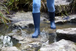 Verve Navy Women's Wellington boots, Size 7