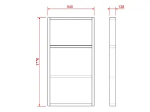 Wooden shed bases 6x3 (W-177cm x D-94cm), made of 38mm x 140mm