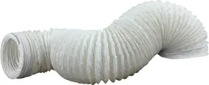 Blauflex White PVC Ducting 150mm dia x 3m