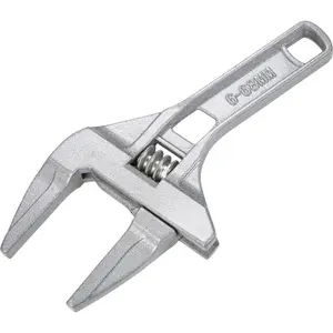 BlueSpot Extra Wide Opening Jaw Adjustable Spanner Wrench 8" 200mm 6mm - 68mm