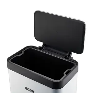 Cooks Professional Kitchen Pedal Bin Rubbish Waste Bin Recycling Wide Single Pedal 65L