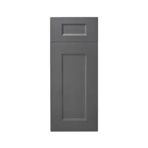 GoodHome Artemisia Matt graphite Classic shaker Door & drawer 300mm