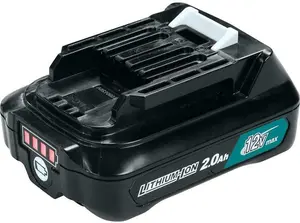 Makita BL1021B 12v CXT Lithium Ion Slide Type 2.0ah Battery + Fuel Gauge BL1021