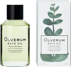 Olverum Bath Oil – Luxury Muscle Soothing Bath Oil – Highly Concentrated Blend Of Pure Essential Oils – Best Relaxing Bath Oil Women And Men –